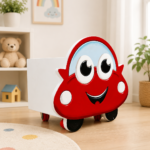 Cartoon Car Kids Storage Organizer with Wheels