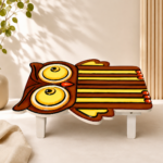 Cute Owl Shaped Kids Wooden Study Table